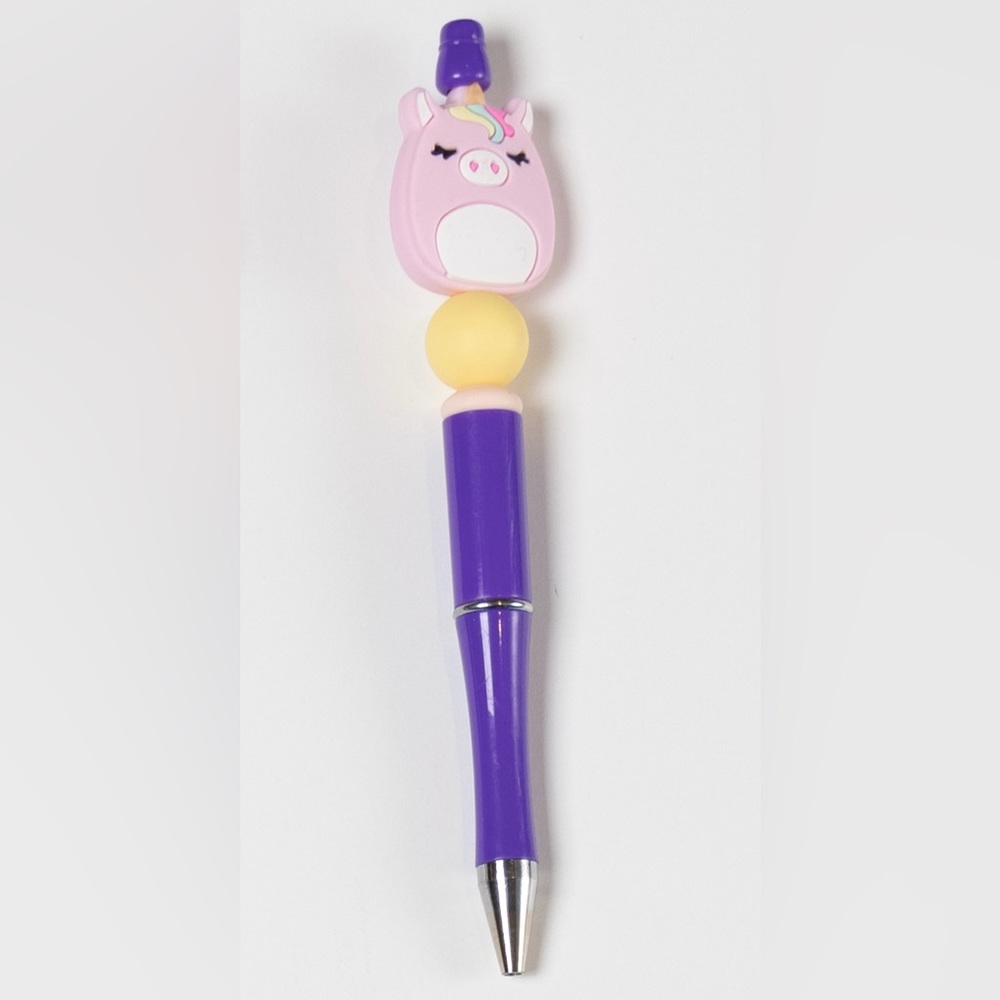 Squishmallows Custom Made Silicone Beaded Pen